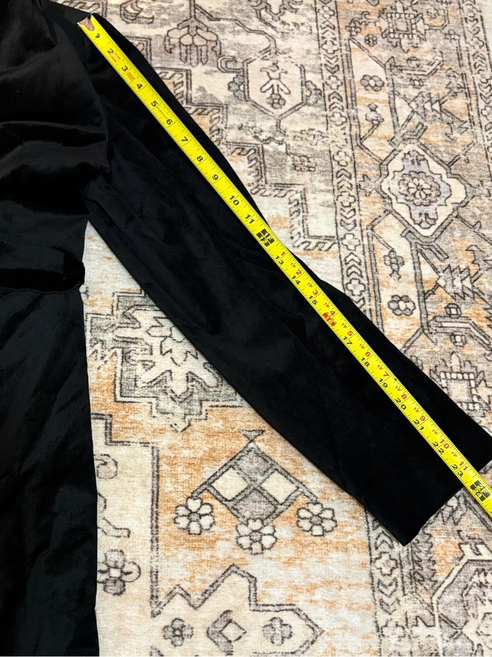 BODEN 12 Gigi Velvet Party Trench Dress Coat in black - Picture 10 of 12